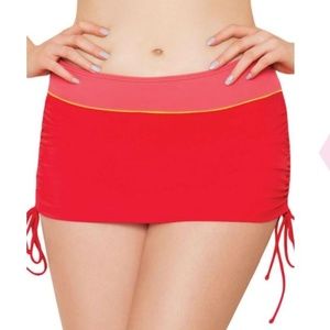 Curvy Kate adjustable swim skirt "Bon Voyage"